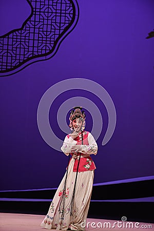 A nonprofitmaking woman go-between for lovers -Kunqu Opera â€œthe West Chamberâ€ Editorial Stock Photo